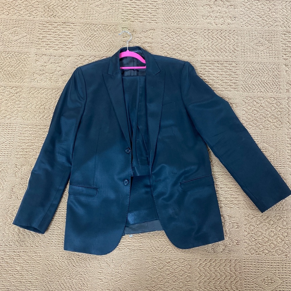 GAZZARRINI italian Black suit size 50